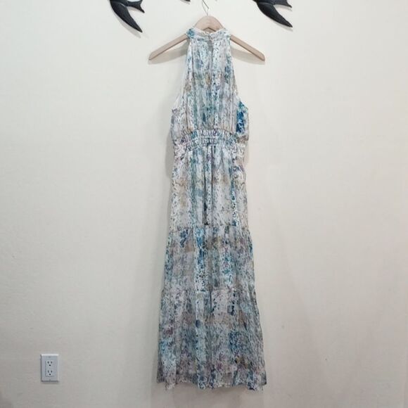 NEW! Anthropologie Somerset Chiffon Maxi Dress  - Size Small - Picture 7 of 15